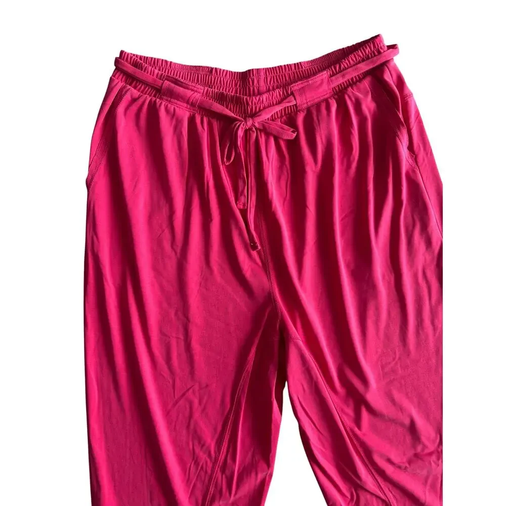BY ANTHROPOLOGIE STRAPLESS FAUX TOP & DRAWSTRING TROUSERS MATCHING SET MEDIUM